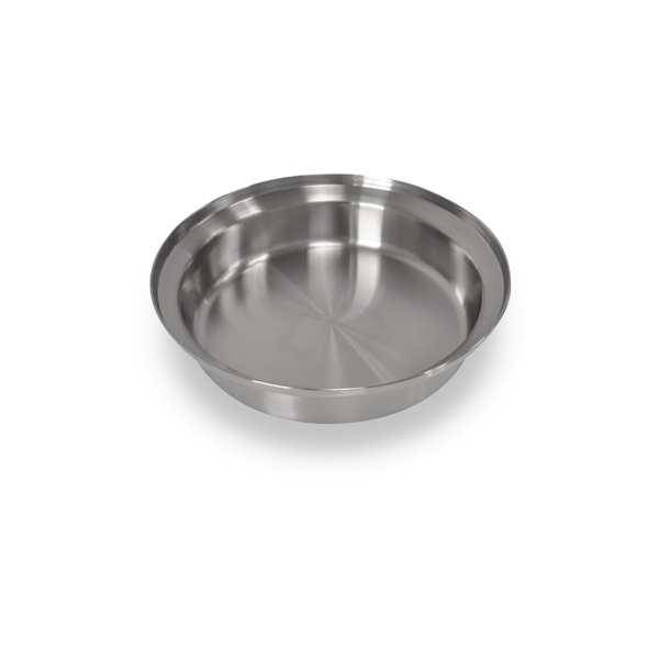 Silver circle pan