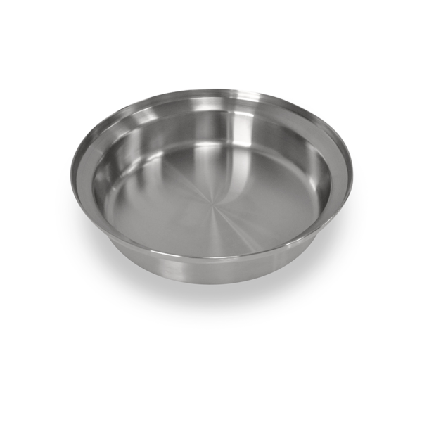 Silver circle pan